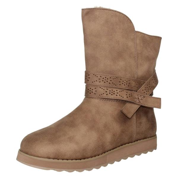Skechers Ladies Skechers Warm Tech Memory Foam Boots Keepsakes 2.0 Night Peaks