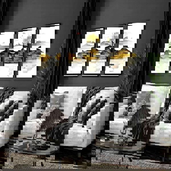 Japandi wall art | set of 3 framed wall art