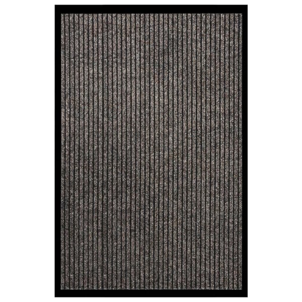 Berkfield Doormat Striped Beige 80x120 cm