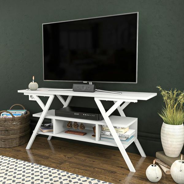 Decorotika Minerva Modern Tv Stand TV Cabinet for TV's up to 55"