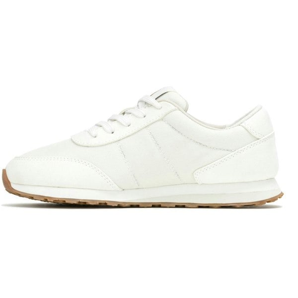 Hush Puppies Seventy8 Leather Women's Cream Trainers