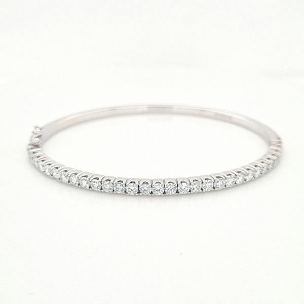 Sarah Layton 18ct White Gold Diamond Bangle - 2.53ct