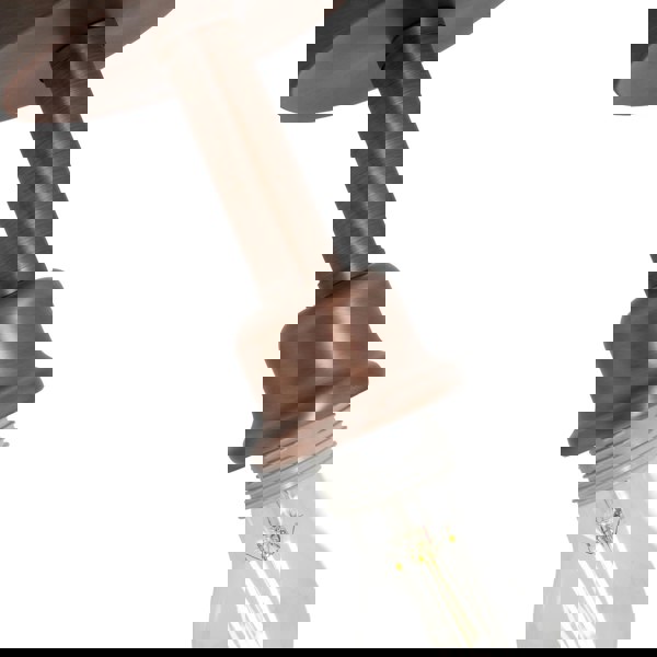 Contemporary Designer Short Semi Flush Antique Copper Ceiling Light Image 4