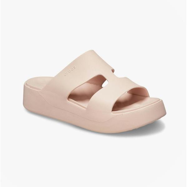 Crocs GETAWAY PLATFORM Sliders   in  Light Pink