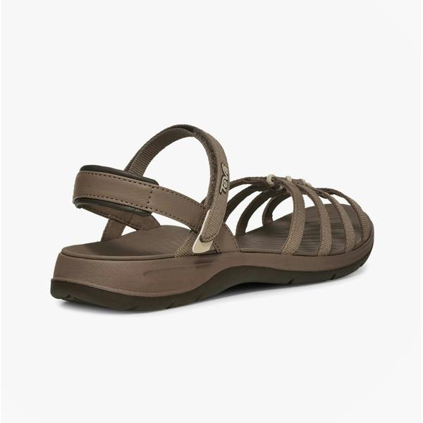 Teva TIRRATRAVELER Cross Strap Sandals   in  Brown