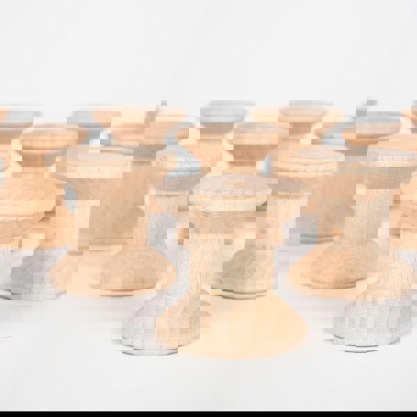 tickit Natural Wooden Spools