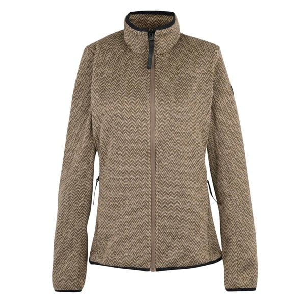 Regatta Womens Elzie Full Zip Fleece Jacket - Mocha/Soft Taupe
