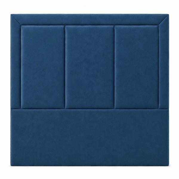 Great British Beds Panama Headboard - Blue Plush