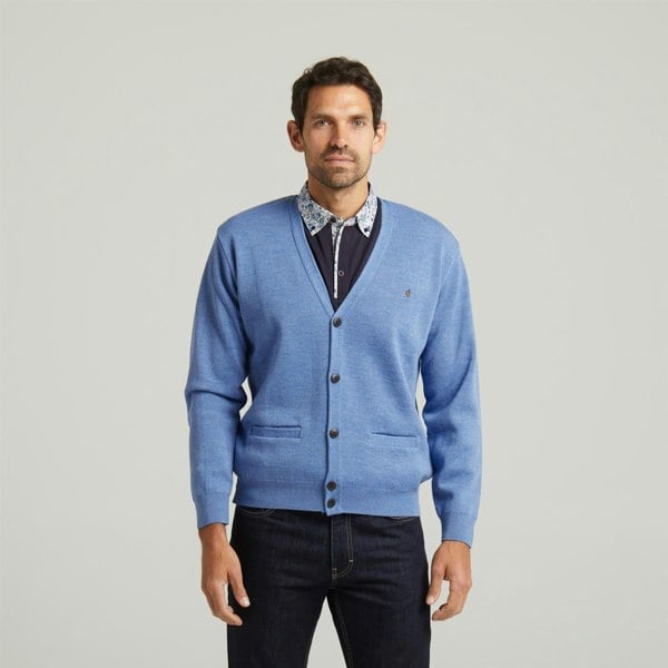 Gabicci G54K03 Mens Plain Vee Kneck Slipover Gabicci Classic - SAPPHIRE