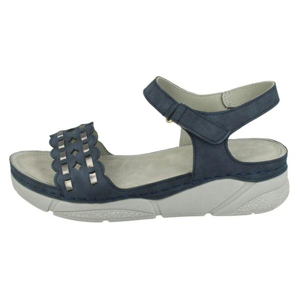 Spot On Ladies Spot On Mid Wedge Sandals F10944