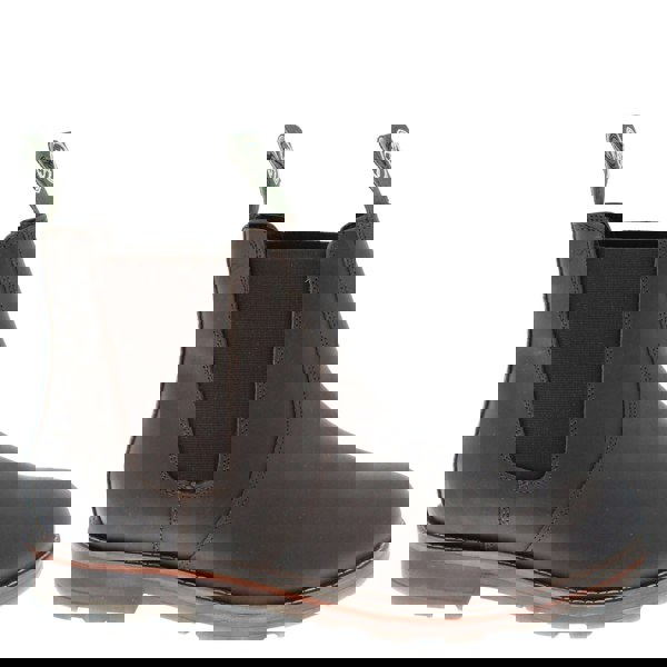 Frank James Brigstock Brogue Leather Pull On Mens Brogue Chelsea Dealer Boots