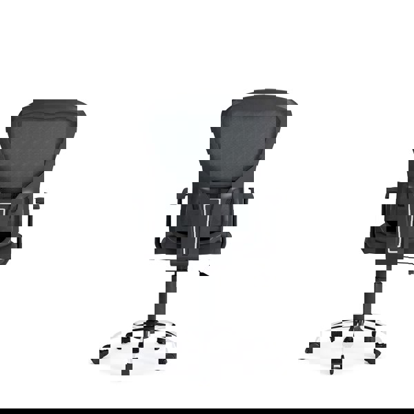 Dorel Home Tampa Office Chair with Wheels in Black Fabric