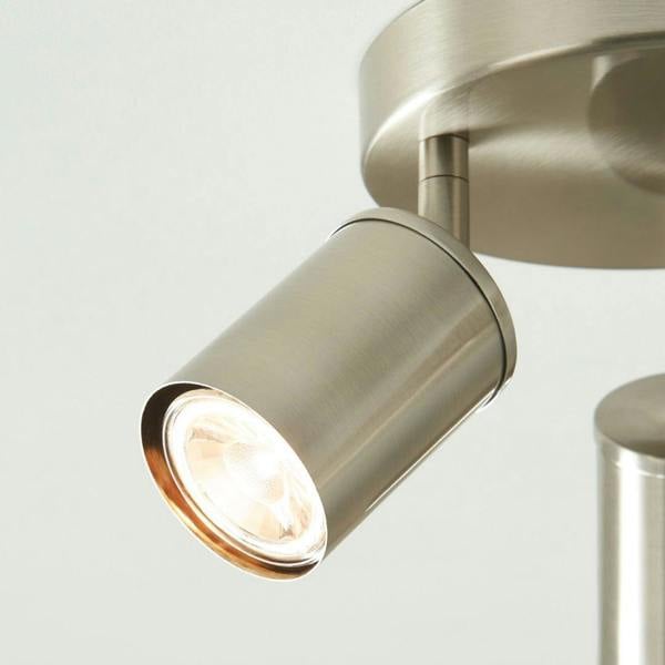 Pagazzi Lighting Talbot Brushed Nickel 3-Spot Plate