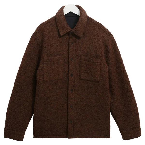 Wax London Mount Bobble Wool Reversible Overshirt