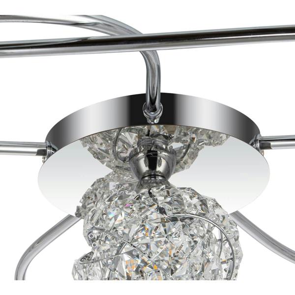 COSYLYTE Mirri 6 Light Glass Beaded Shade Ceiling Light