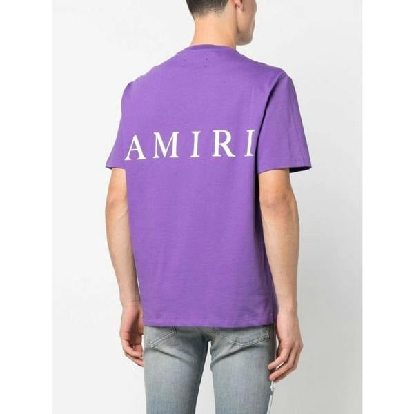 Amiri MA Core Logo Printed T-Shirt   in  Purple