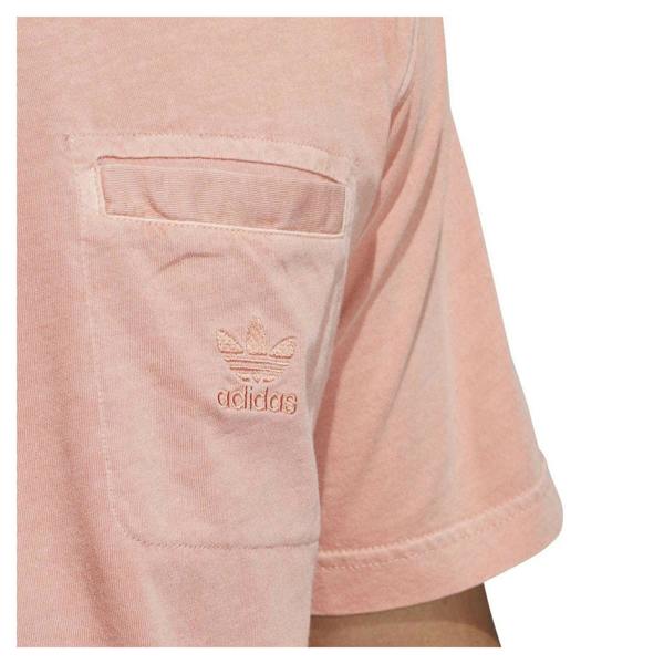 Adidas Mens Essentials Dyed Pocket T-Shirt - Clay - 