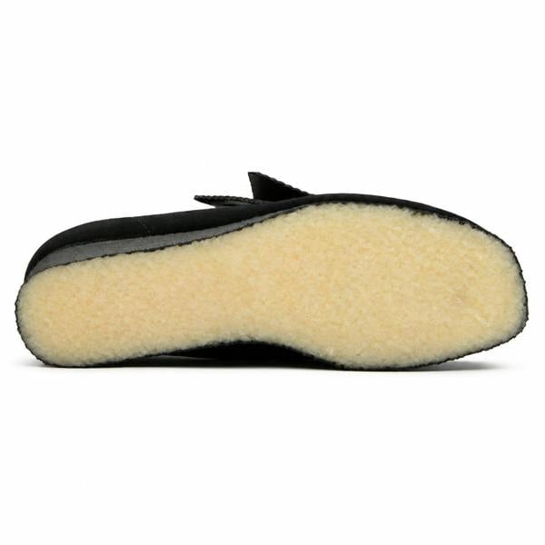 Clarks Originals Wallabee Shoes Black Suede