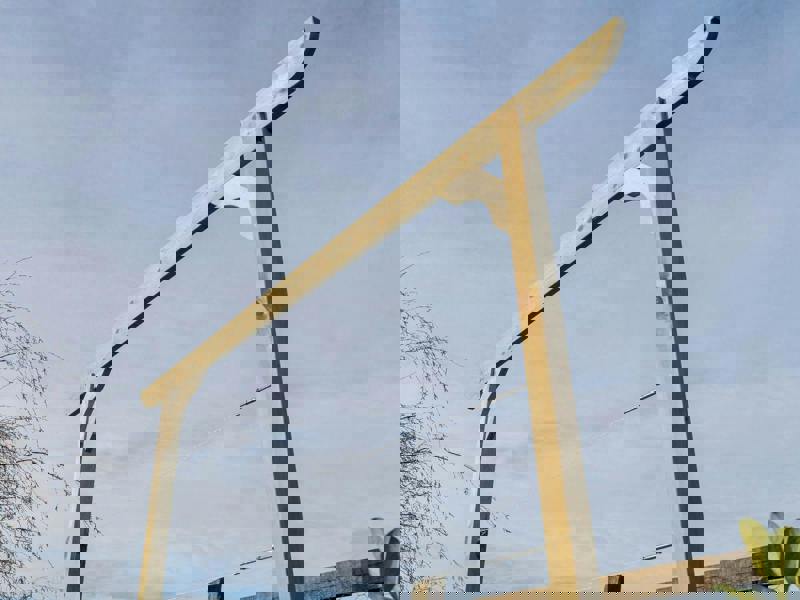 Arbor Garden Solutions Screen Pergola, Plant Climbing Arbour - Corbel Sculpted Brace