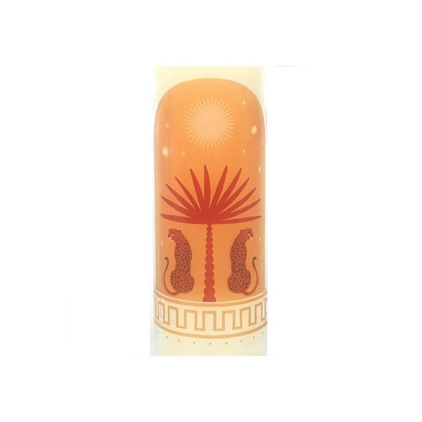 Serano Leopard Palm Sandalwood & Oud Tube Candle