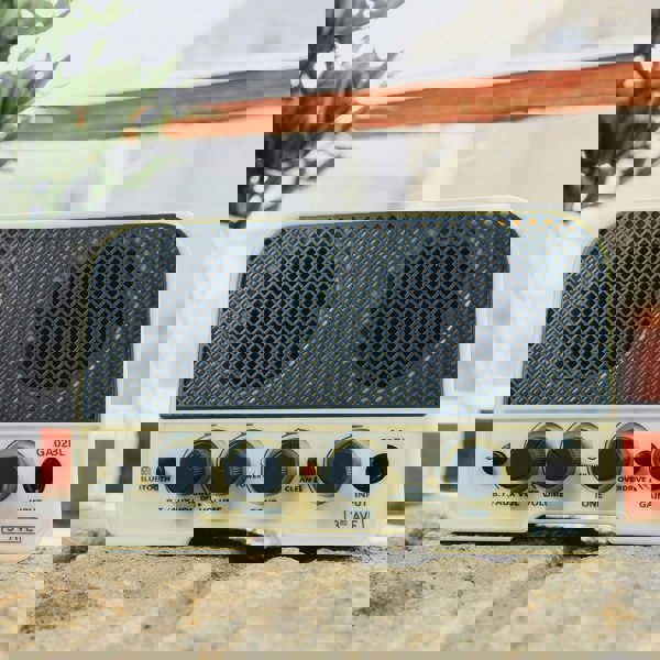 3rd Avenue 5W Mini Guitar Amplifier and Bluetooth Speaker - Space Blue and Cream