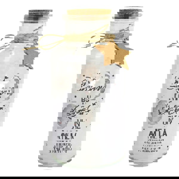 Personalised Memento Company Personalised Dream Big LED Glass Jar