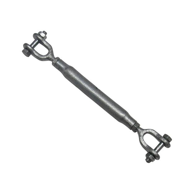 Galvanised Straining Rigging Screw Jaw Jaw 20MM (Closed Body Turnbuckle Wire Rope Tensioner)