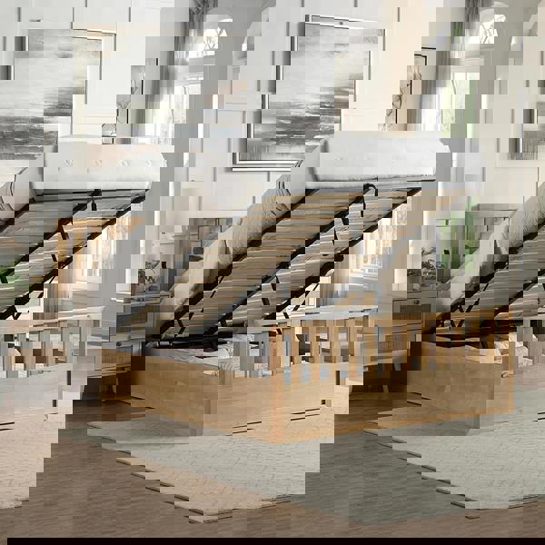 Flintshire Furniture Alyn 5ft Oak Ottoman