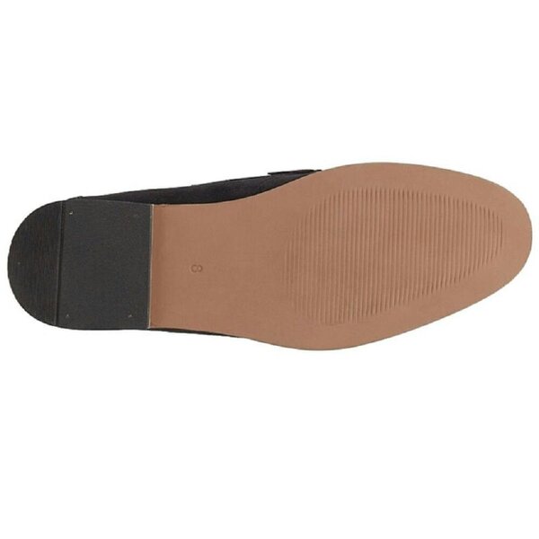 Roamers Mens Suede Slip-on Casual Shoes - Navy - Navy - 6 UK - 70% Suede/10% Textile/10% PU/10% Synthetic Rubber