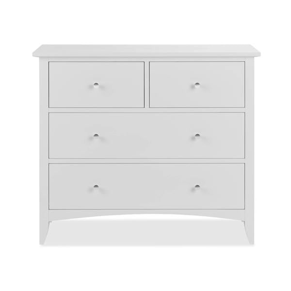 Statement Furniture Edward Hopper Chest of Drawers 2 Over 2 Drawer Modern Wooden Storage Assembled