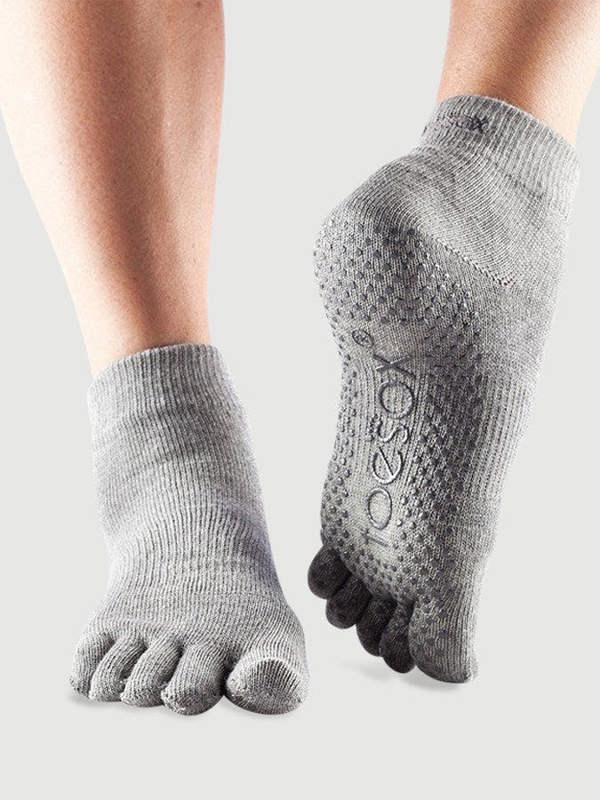 ToeSox Ankle Full Toe Women's Yoga Socks