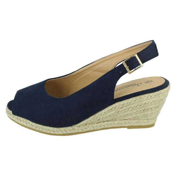 Savannah Ladies Savannah Wide Fit Wedges F2295