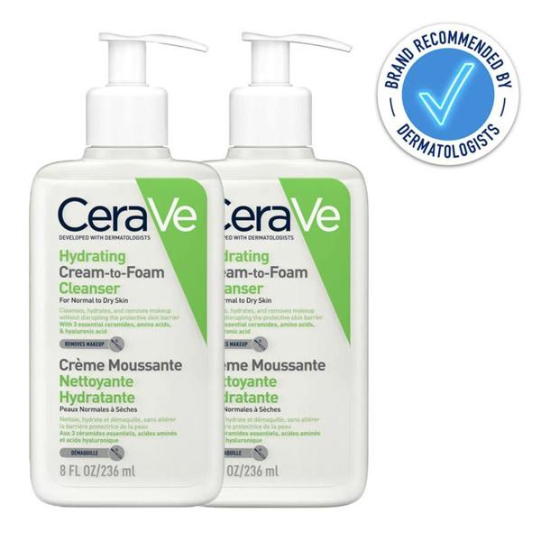 CeraVe Hydrating Cream-to-Foam Cleanser