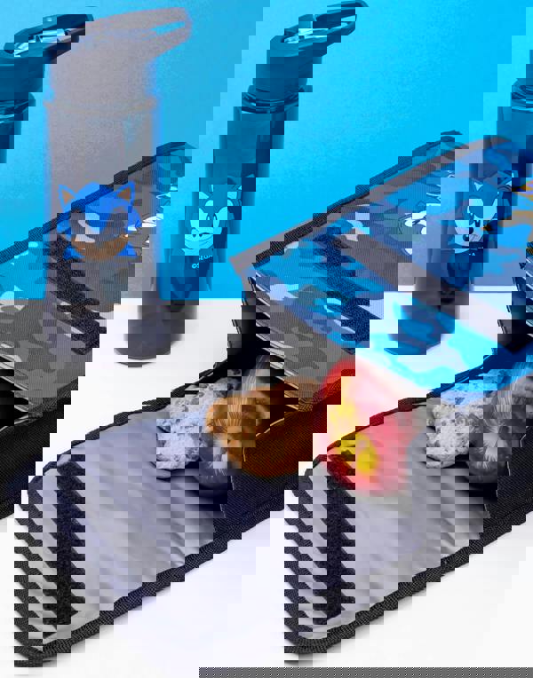 Sonic the Hedgehog Boys Green Sonic Placement Print & Camo Print 4 Piece Backpack Set