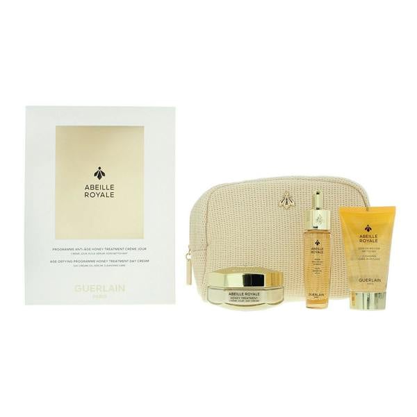 Guerlain Abeille Royale Day Cream 50ml, Cleansing Mousse 40ml + Oil Serum 15ml