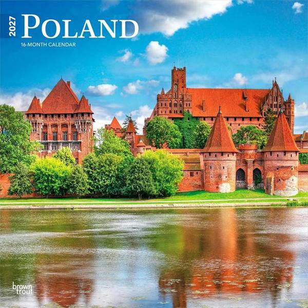 Europe Poland Calendar 2027, Wall Calendars, Month To View, Travel, Gift