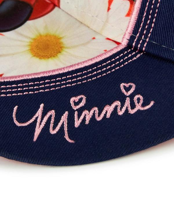 Disney Minnie Mouse GirlsPink Snapback Curved Peak Cap