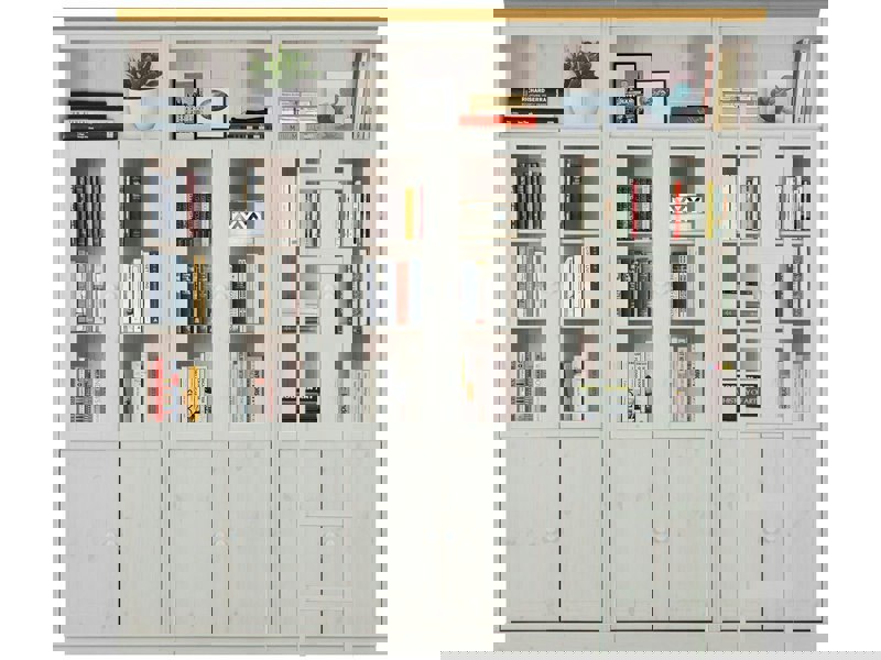 Dorel Home Anita Wall Unit C in white honey