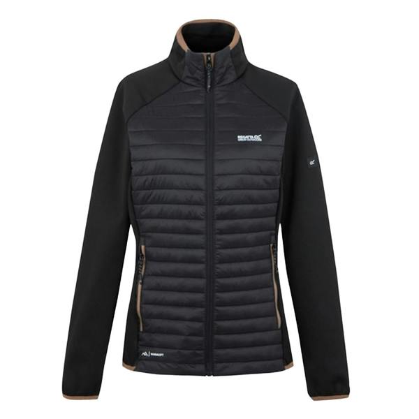 Regatta Womens/Ladies Clumber Hybrid Jacket - Mocha/Black