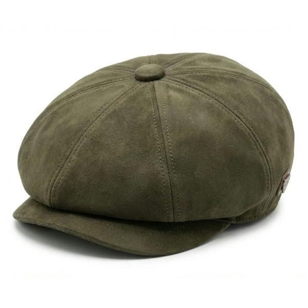 TruClothing Men's Suede Vintage 8-Panel Classic Gatsby Baker Boy Hat