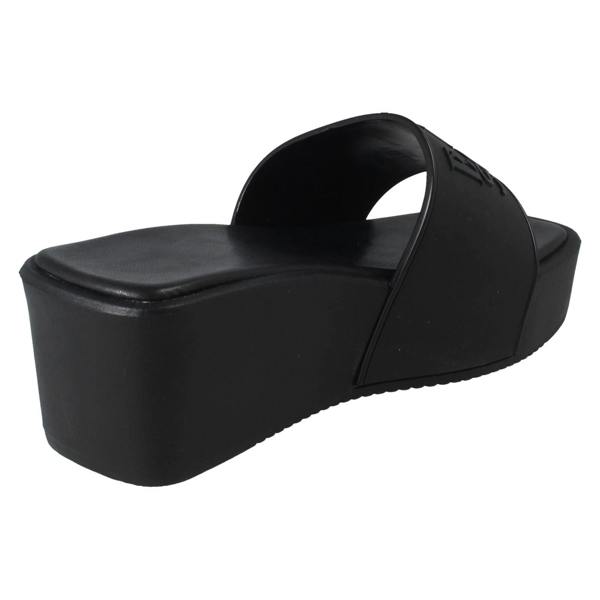 Elle Sport Ladies Elle Sport Wedge Platform Slip On Sliders F90149