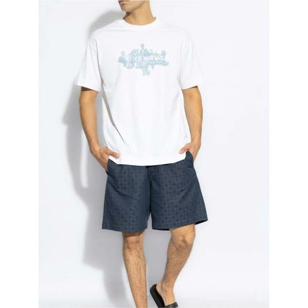 Givenchy Reverse Hubert Objects Oversized T-Shirt   in  White