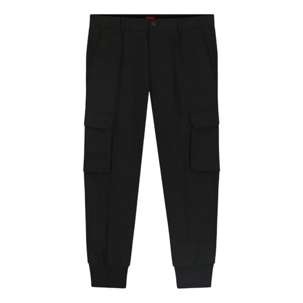 Hugo Mens Glavin241 Slim Cargo Trousers - Black - 