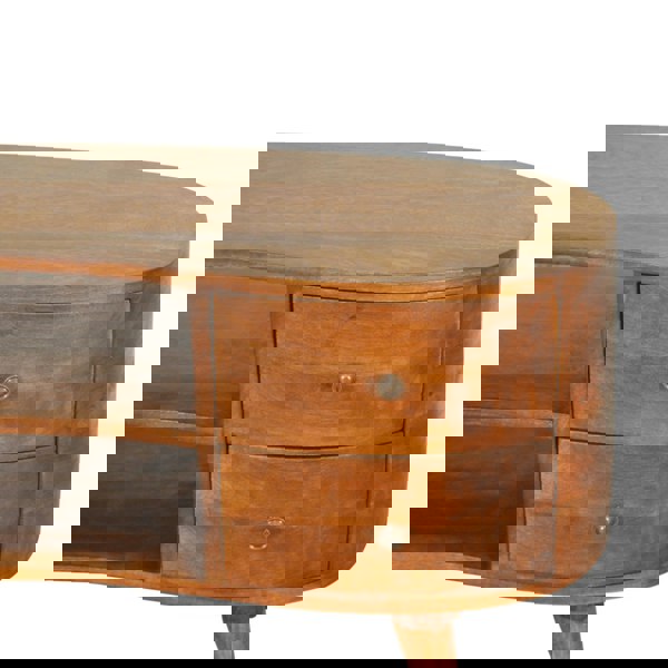 Artisan Furniture Chestnut Wave Entertainment Unit