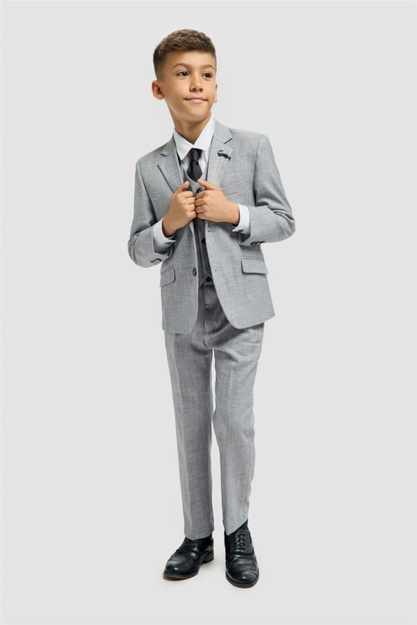 House of Cavani Boys Malibu Grey Suit