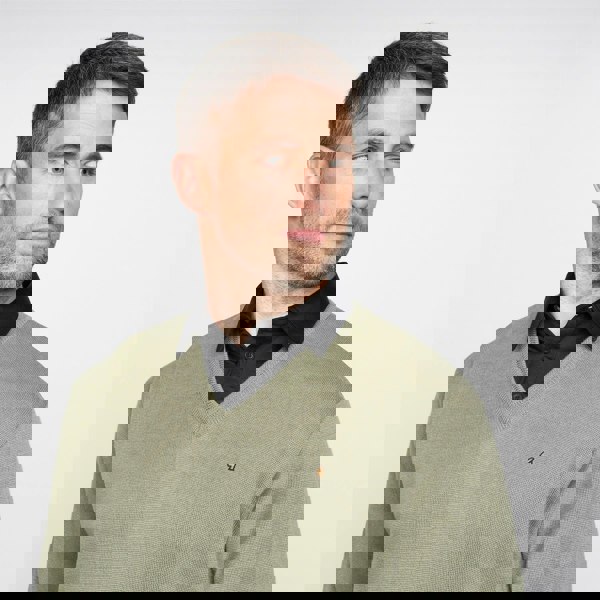 Gabicci G00K01 Mens Vee Neck Sweater Gabicci Classic  - OLIVE