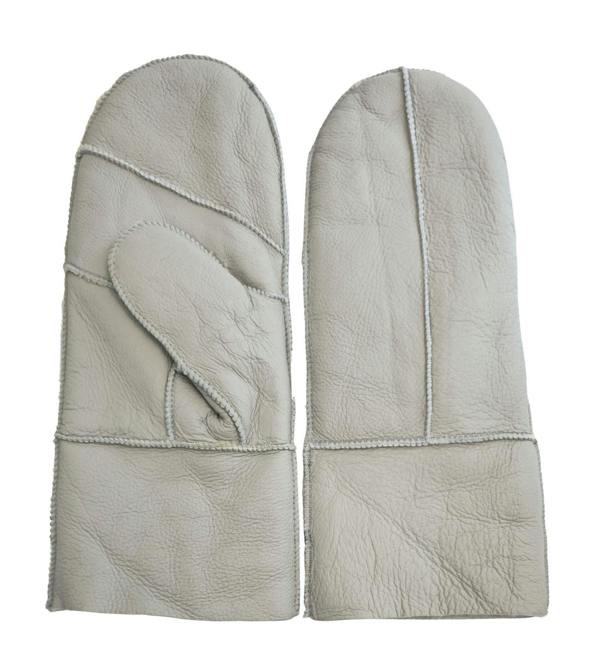 Infinity Leather Womens Genuine Real Sheepskin Leather Mittens Warm Gloves