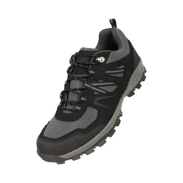 Mountain Warehouse Mens Mcleod Outdoor Wide Walking Shoes - Black