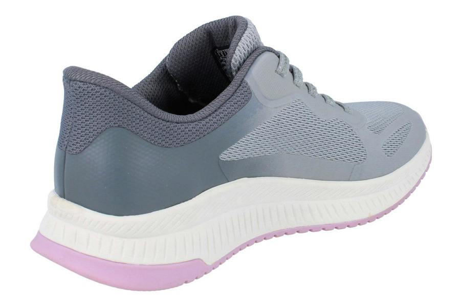Skechers Hands Free Slip-Ins Bobs Squad 4 - Staple Look Womens Trainers 117624 Shoes  GYMT