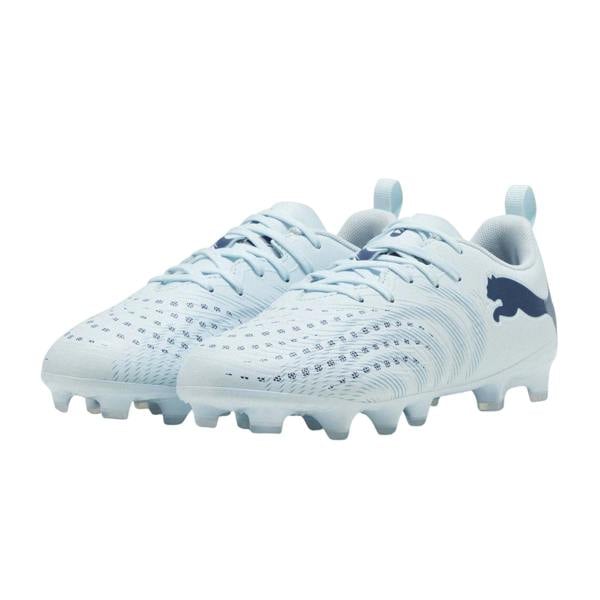 Puma Childrens/Kids Future Textured Firm Ground Football Boots - Ice Blue - 
